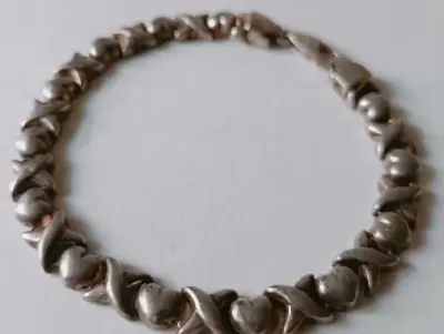 Bransoletka w stylu vintage. Srebro pr.925 — praca Mirka, Łódź