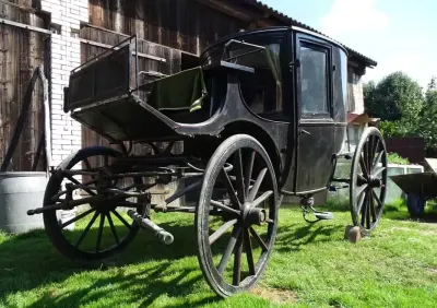 Bryczka Piękna Kareta 1900r — praca Daniel, Krajno Drugie