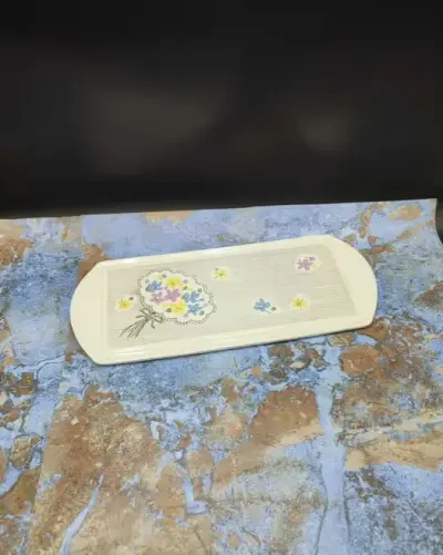Ceramiczna Taca - Patera  Grunstad- Vintage - 2875 — praca skarbywyszukane, Łask