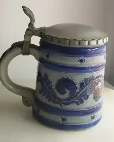 ceramiczny kufel vintage Niemcy — praca Tersa, Toruń