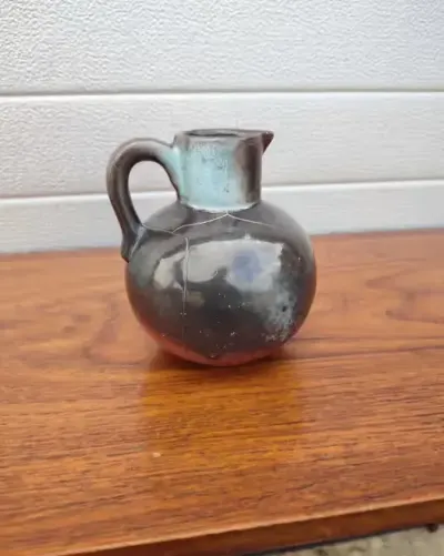 Ceramiczny wazon Richard Uhlemeyer - Unikat - design - U — praca skarbywyszukane, Łask