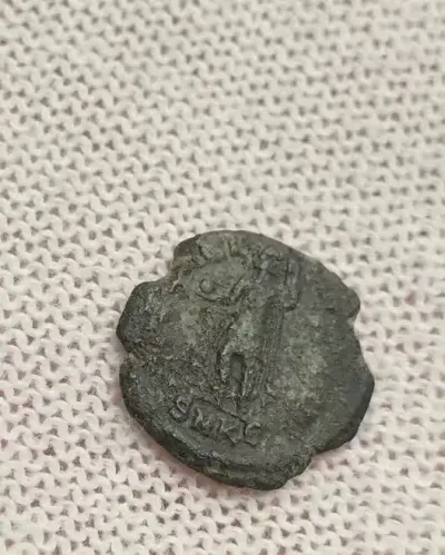 Cesarstwo Rzymskie follis , Konstancjusz II (337-361 n.e.) AE3, Kyzikos — praca Robert, Bydgoszcz