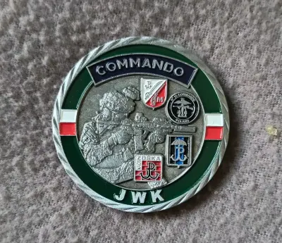 Coin pamiątkowy JWK — praca Krzysiek, Dzierzgoń