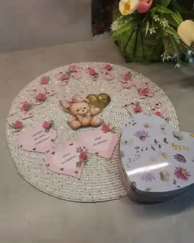 Cyfry do zdjęć,, Pierwszy rok życia,, — praca Katarzyna, Krotoszyn