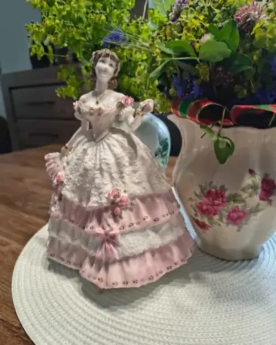 Dama porcelanowa Olivia Coalport limitowana edycja — praca Kasia, Tarnów