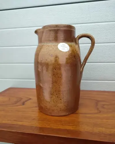 Duży ceramiczny Dzban - kamionkowy - Vintage - design - — praca skarbywyszukane, Łask