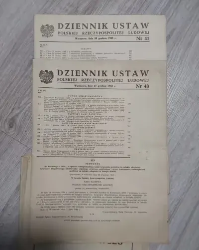 Dzienniki Ustaw z 1988r — praca Luce, Jelenia Góra
