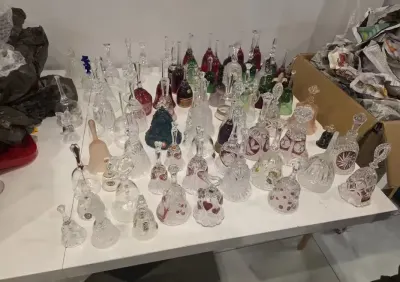Dzwonek kryształowy kolorowy — praca adam, Świerzawa