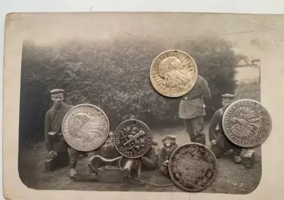Fotografia Pamiątka 1917 rok — praca Olo, Łowicz