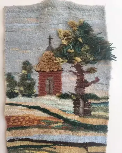 Gobelin ręcznie wykonany — praca Piotr, Starachowice