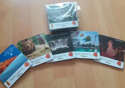 Gudźarat; Indie, podkładki, podstawki pod kawę, herbatę - NOWE 5 sztuk — praca Malgorzata, Koluszki