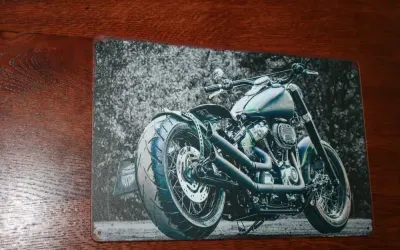 HARLEY DAVIDSON tabliczka metalowa -12 — praca Grzegorz, Bydgoszcz