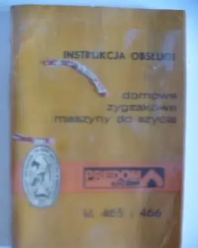 Instrukcja obslugi Domowe zygzakowe maszyny do szycia — praca Jola, Łódź