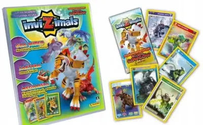 INVIZIMALS Starcie Łowców Album + 90 kart — praca Monika, Wrocław