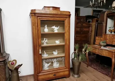 Jesionowa  witryna  biedermeier antyk 816 /2025 — praca Jakub, Szczecin