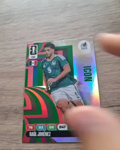 Karta panini raúl jiménez 288   mś 2026 — praca Mariusz, Grzybowo