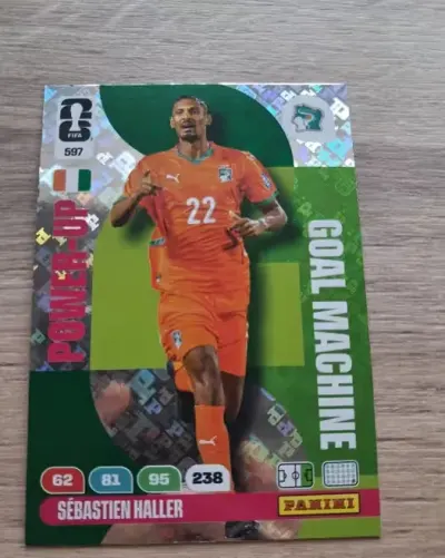 Karta panini sébsstien haller 597  mś 2026 — praca Mariusz, Grzybowo