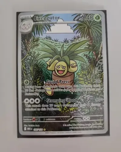Karta pokemon Exeggutor — praca Mateusz, Bielawa