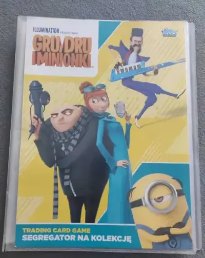 Karty Minionki + album (GRU,DRU I MINIONKI) — praca Małgorzata, Grudziądz