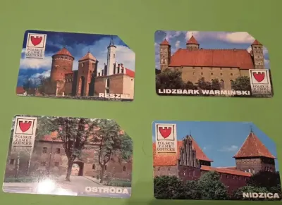 Karty telefoniczne Polskie zamki gotyckie — praca Karol, Bydgoszcz