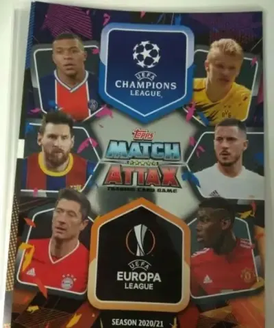 Karty Topps Uefa Champions League 20/21 Album + komplet 411 kart — praca Konrad, Jastrzębie Zdrój