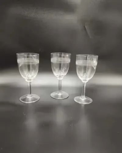 Kieliszki do wina - Art Deco - Design - vintage 2886 — praca skarbywyszukane, Łask