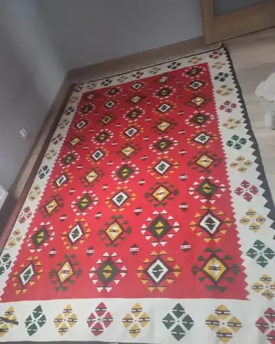 Kilim ścienny wschodni 195x300 cm wysyłka — praca Aleksandra, Pustelnik