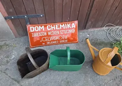 Kobiałki,konewka tablice Prl — praca joanna, Mirsk