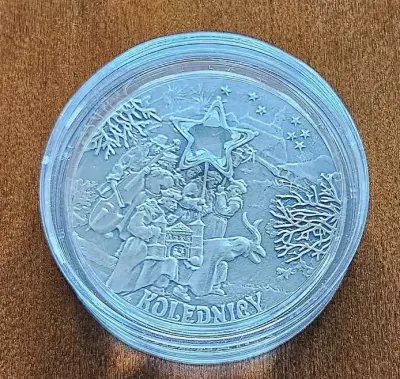 Kolędnicy 20 zł 2001 r. oksyda z cyrkonią — praca Krzysztof, Łódź
