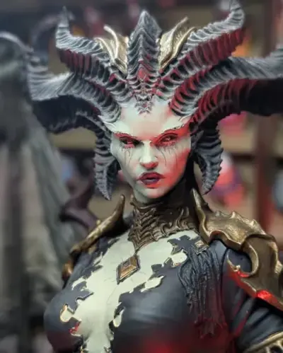 Kolekcjonerska Figura Lilith - Diablo IV | 47 cm 
Hand Painted | ZUKO3D — praca Ivan, Jelenia Góra
