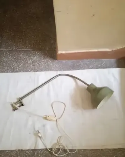 kolekcjonerska Lampa tzw. biurowa  -PRL /Okazja — praca Arkadiusz, Łódź
