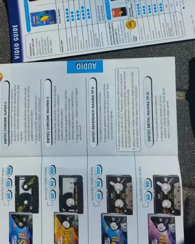 Kolekcjonerskie Katalogi kaset  BASF/EMTEC/TDK — praca KRZYŚ, Kłobuck
