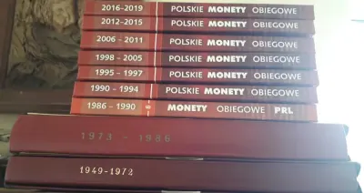 Komplet monet obiegowych rocznik 1949 do2023 — praca Ryszard, Jarosław