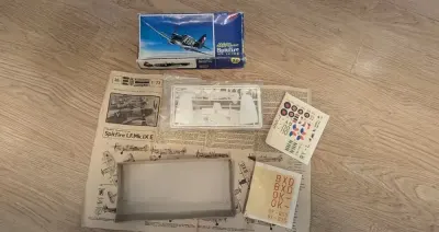 Kompletny model KP 1:72 Vickers Super marine Spitfire Mk. LF IXE — praca Władysław, Toruń