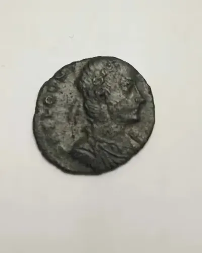 Konstancjusz II (AD 337-361) follis Securitas AE4 (1,10g/14mm) -Rzadka — praca Robert, Bydgoszcz