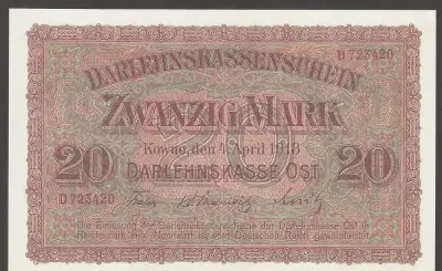 Kowno 20 marek 1918 — praca Wanjak, Łódź