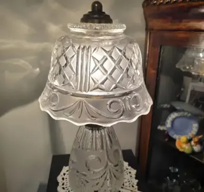 Kryształowa elegancka lampa  huta szkła Sudety" — praca ele-melek, Michale
