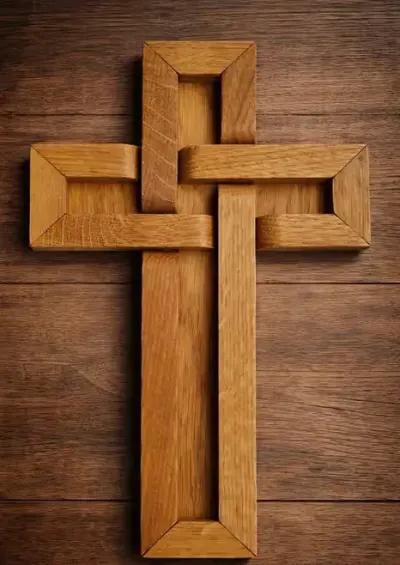 Krzyżyki na ścianę — praca Justyna, Sośno