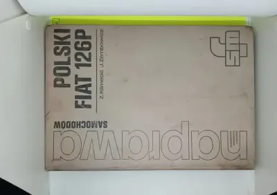 Książka Naprawa samochodów Fiat 126p — praca Jan, Piotrków Trybunalski