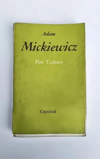 Książka Pan Tadeusz Adam Mickiewicz — praca Martyna, Rawa Mazowiecka