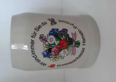 Kufel ceramiczny z Niemiec — praca Wojtek, Damasławek