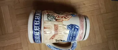 Kufel ozdobny porcelana — praca arek, Jarocin