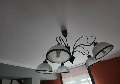 Lampa wisząca żyrandol i 2 X kinkiety — praca Paweł, Nowy Tomyśl