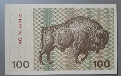 Litwa 100 Talonas 1991 rok. — praca Mariusz, Wieluń