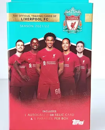 Liverpool FC Team Set 21/22 Topps — praca Soccerboxcards, Zebrzydowa
