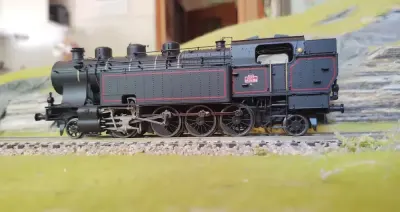 Lokomotywa parowóz JOUEF 141.TA SNCF. H0 dcc Sound — praca Artur, Kraków