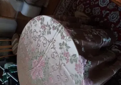 Materiał obiciowy jedwabny tkanina kupon 233x214cm — praca Magda, Pełczyce