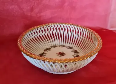 Misa porcelana pozlacana JRJS CLUJ Made in Romania — praca Gabriel, Kolonia Wola Zaradzyńska