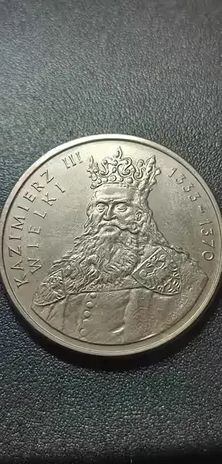 moneta - 100 Złotych 1987 - KAZIMIERZ III WIELK PRL — praca Piotr, Wrocław