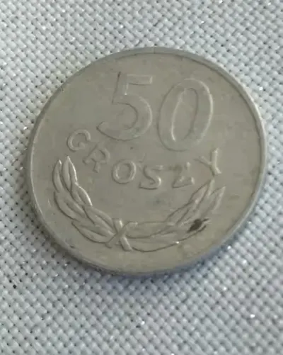Moneta 50 groszy 1983 rok — praca Jola, Gdańsk
